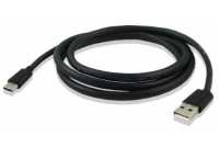 USB-C to USB-A 1M black USB2.0