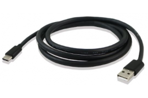 USB-C to USB-A 1M black USB2.0