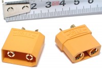 XT90 BULLET BATTERY CONNECTOR (MALE+FEMALE)