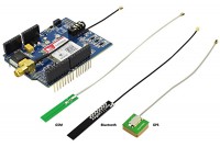 ARDUINO SHIELD SIM808 GPRS/GSM+GPS+BT