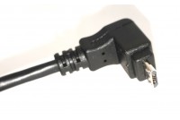 USB-2.0 CABLE A-MALE / microB MALE 1,8m ANGLE