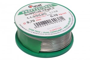 LEAD-FREE SOLDER WIRE 0,7mm 100g