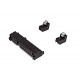 Mini PCIe socket latch 5.6H (two piece) w/Cap