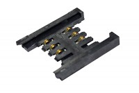 SIM Card Socket Push-Pull 6 PIN, H - 2,6 mm