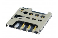 Micro SIM Card Socket Push-Pull