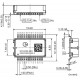 Gyroscope and 3-axis accelerometer with digital SPI interface