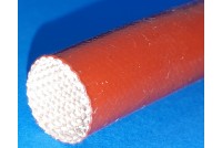 INSULATING SLEEVE GLASS FIBER/SILICONE 220°C Ø12mm