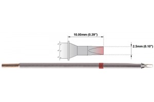 Thermaltronics SOLDER TIP CHISEL 30° 2,5mm (STTC-836)