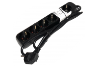 6-WAY POWER OUTLET 1,5m black