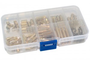 SPACER SCREW KIT M2,5 120-pcs metal