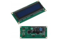 LCD DISPLAY 2x16 BLUE/WHITE I2C-INTERFACE