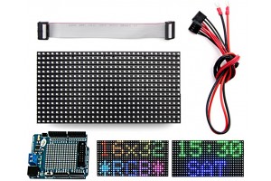 ARDUINO 16x32 RGB LEDIMATRIISI