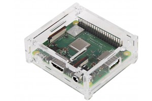 RASPBERRY PI 3A+ TRANSPARENT CASE