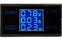 PANEL VOLTAGE/CURRENT METER 0-50V 0-5A 0-250W