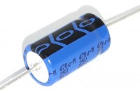 AXIAL ELECTROLYTIC CAPACITOR 85°C 470UF 25V
