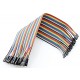 2.0mm to 2.54mm DUAL-FEMALE JUMPER WIRE 200mm 40pin