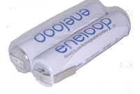 2XAAA ENELOOP BATTERY PACK 2,4V 800mAh