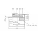 SMA(F)- CONNECTOR ST JACK PCB EDGE