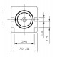 SMA(F) ST-RP JACK PCB EDGE