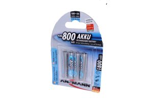 KÄYTTÖVALMIS AAA-AKKU NiMH 1,2V 800mAh 4kpl