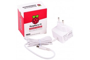 RASPBERRY PI4 POWER, 5.1V 3A, WHITE