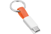 USB-Avainrengaskaapeli A-uros / C-uros 0,1m