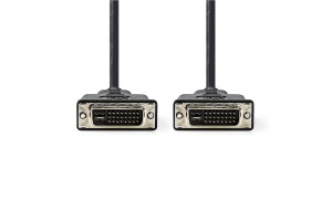 DVI-I 24+5 VÄLIKAAPELI DUAL LINK 2m