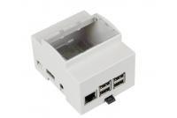 RASPBERRY PI 3B+ DIN RAIL CASE GREY