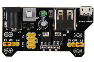 5V/3,3V VOLTAGE SUPPLY FOR BREADBOARD