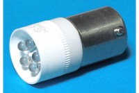 LED-LAMP BA15S 24V AC/DC WHITE