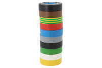 PVC SÄHKÖTEIPPILAJITELMA 10 VÄRIÄ 10m