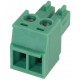 PLUGABLE TERMINAL BLOCK 2X 1,5MM2 R3,81