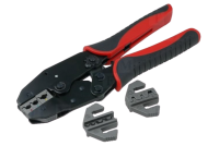 CRIMP TOOL WITH THREE INTERCHANGEABLE JAWS