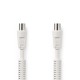 DOUBLE SHIELDED IEC ANTENNA CABLE 1,5m
