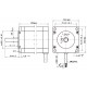 STEPPER MOTOR NEMA23 8.4V 3A 1.8deg