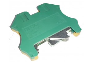 DIN-RAIL 4-CONDUCTOR BLOCK 2x 4mm2 (EARTH)