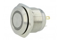 PALAUTUVA KYTKIN VALKOISELLA LED-VALOLLA Ø16mm