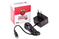 RASPBERRY PI4 POWER, 5.1V 3A, MUSTA