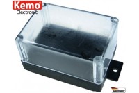 PLASTIC ENCLOSURE 72x50x40mm transparent