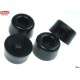 ENCLOSURE RUBBER FEET 50PCS 22x13mm black