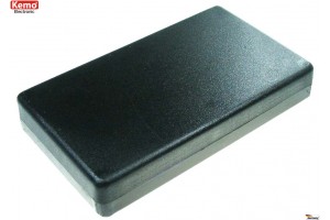 PLASTIC ENCLOSURE 120x70x20mm black