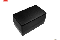 PLASTIC ENCLOSURE 120x70x65mm black