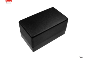 PLASTIC ENCLOSURE 120x70x65mm black
