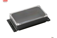 PLASTIC ENCLOSURE 121x71x31mm transparent