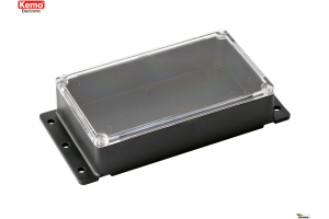 PLASTIC ENCLOSURE 121x71x31mm transparent