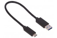 USB-3.0 CABLE A-MALE / C MALE 0,25m