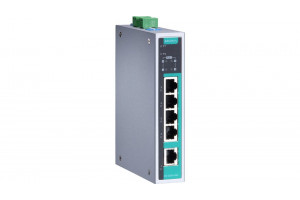 Moxa Gigabit PoE-Ethernetkytkin, 4xPoE+1xRJ45