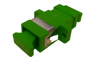 SC / APC simplex adapter, green Singlemode