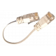 SLIM CAT6 CABLE U/UTP 0,15m white