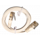 FLAT CAT6 CABLE 1m WHITE
